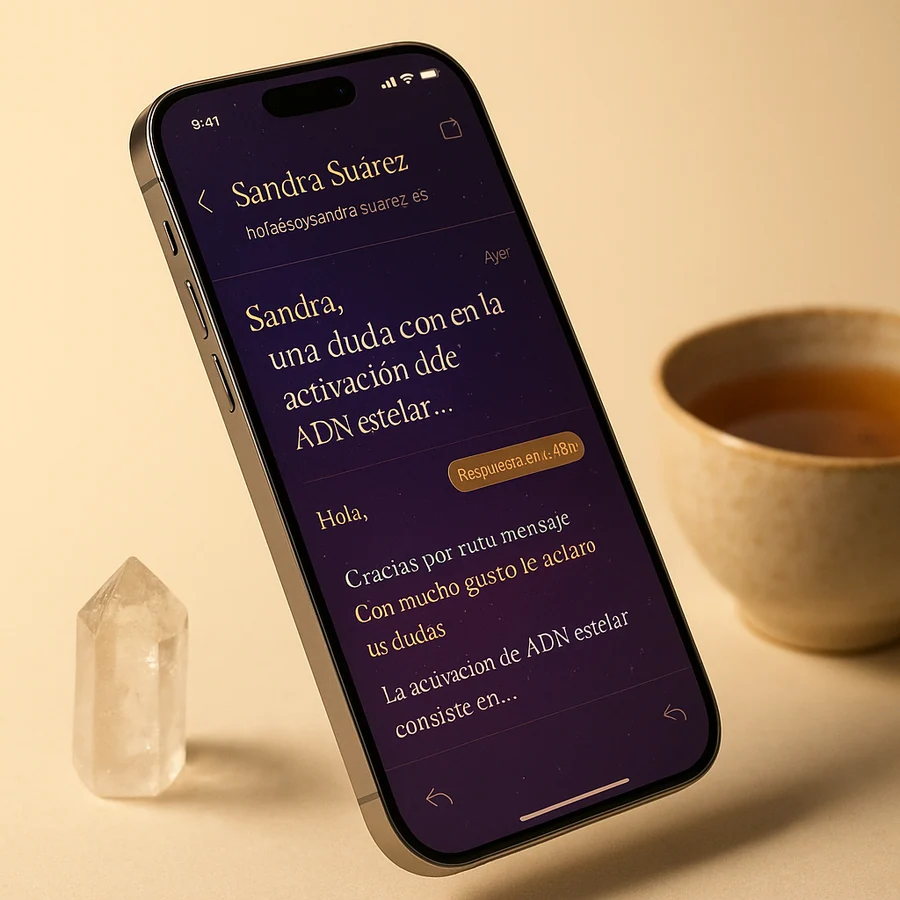 Soporte por email con Sandra